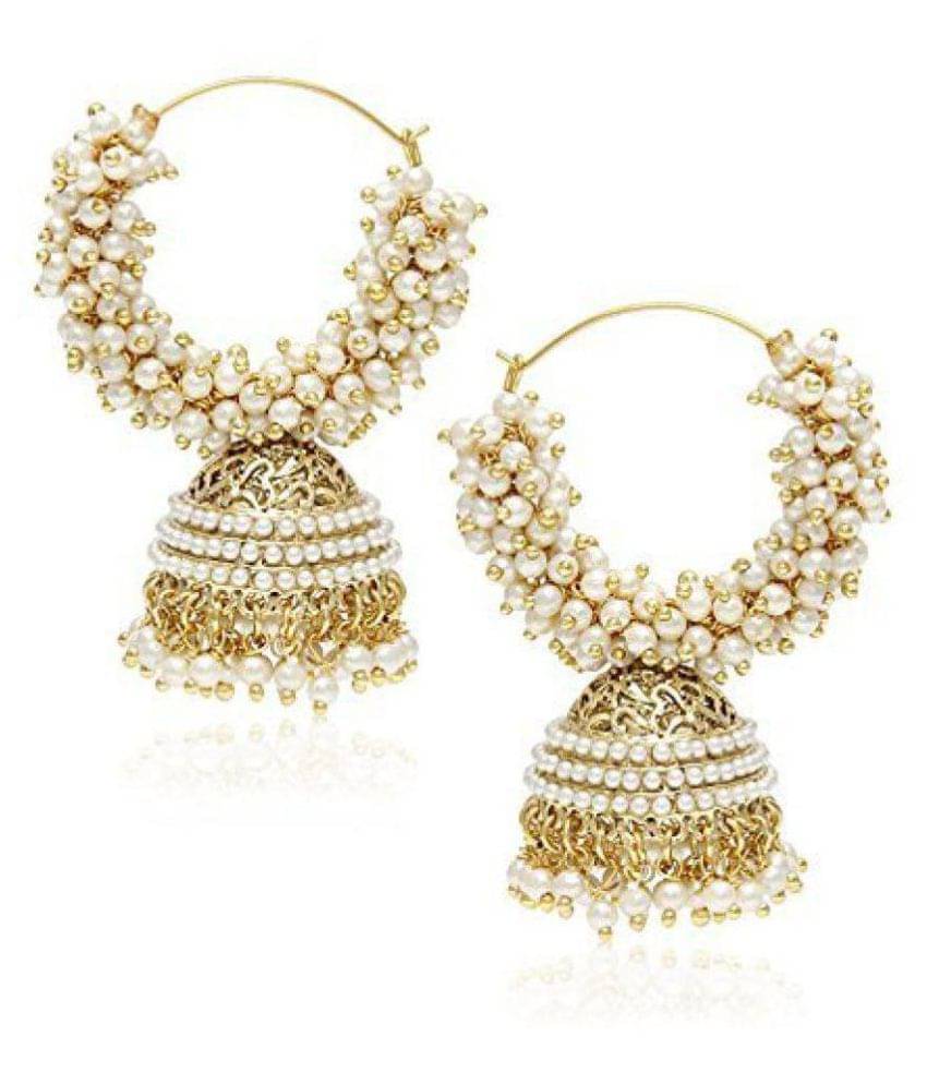 Latest Designer Combo of Blue & Black Pairs Of Diva Jhumki Earring Set Jewellery For Women & Girls Latest Designer Combo of Blue & Black Pairs Of Diva Jhumki Earring Set Jewellery For Women & Girls