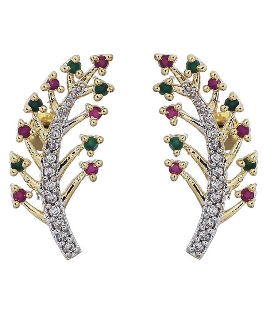 Zeneme Jewellery Valentine Collection Dangle Drop Style Fancy Party Wear Earrings for Girls and Women     			Zeneme Jewellery Valentine Collection Dangle Drop Style Fancy Party Wear Earrings for Girls and Women