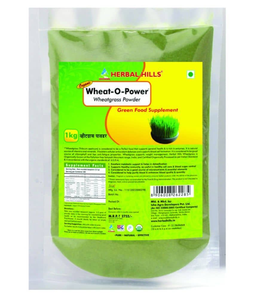 Herbal Hills Wheat-O-Power - 1 kg  Powder 1000 gm