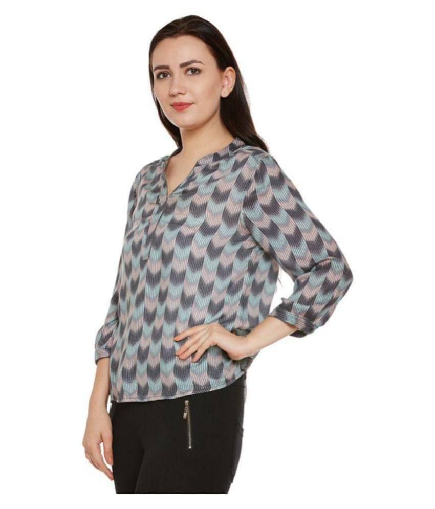     			Oxolloxo Women's Viscose Regular Top ( Multicolor )