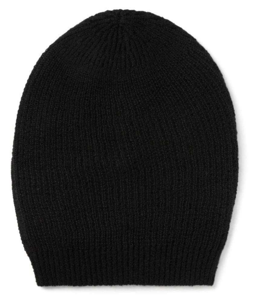     			Tahiro Black Woolen  Formal Beanie  Cap -  Pack Of 1