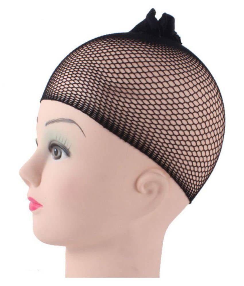 1 get 1 free Wig Cap NEW Fishnet Stretchable Elastic Hair Net Snood Wig Cap hair net wig net free ship - Jewellery Sets | Buy online on ZillyBuy