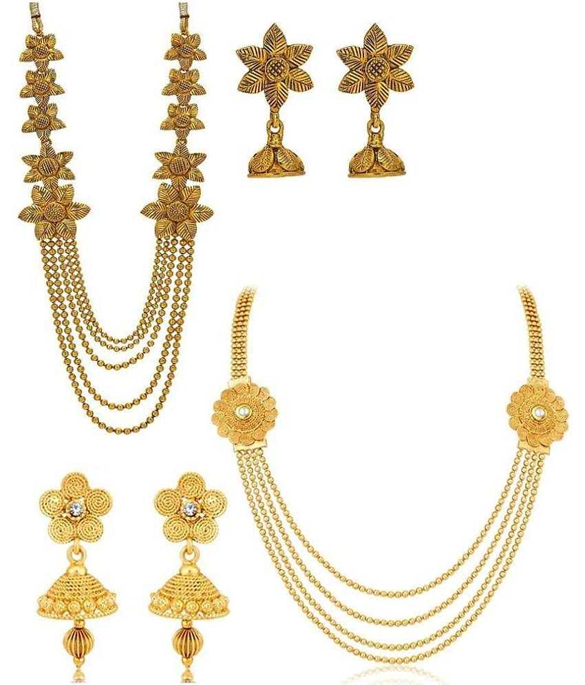 YouBella Fashion Jewellery Stylish Necklace Combo for Girls and Women