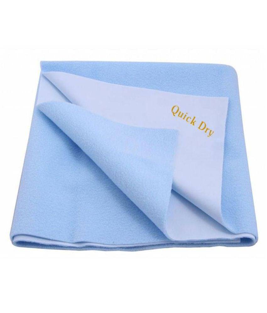     			Quick Dry Blue Plastic with Foam Waterproof Sheet ( 220 cm A- 140 cm - 1 pcs ) Rubber Sheet