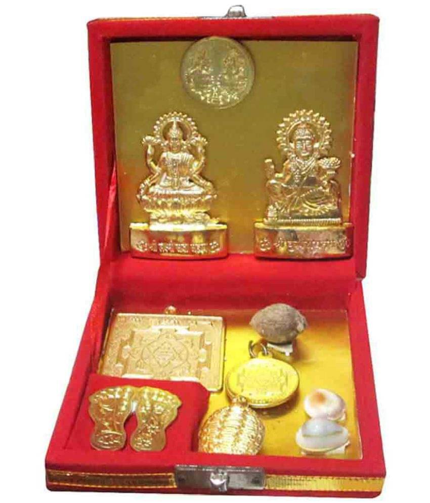     			A1 laxmi ganesh Laxmi Ganesh Brass Idol