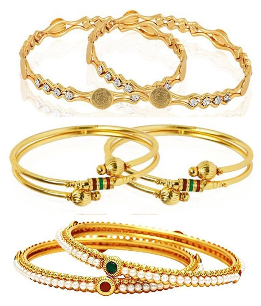 YouBella Fashion Jewellery Stylish Bangles Combo for Girls and Women - Bangles & Bracelets | Buy online on ZillyBuy