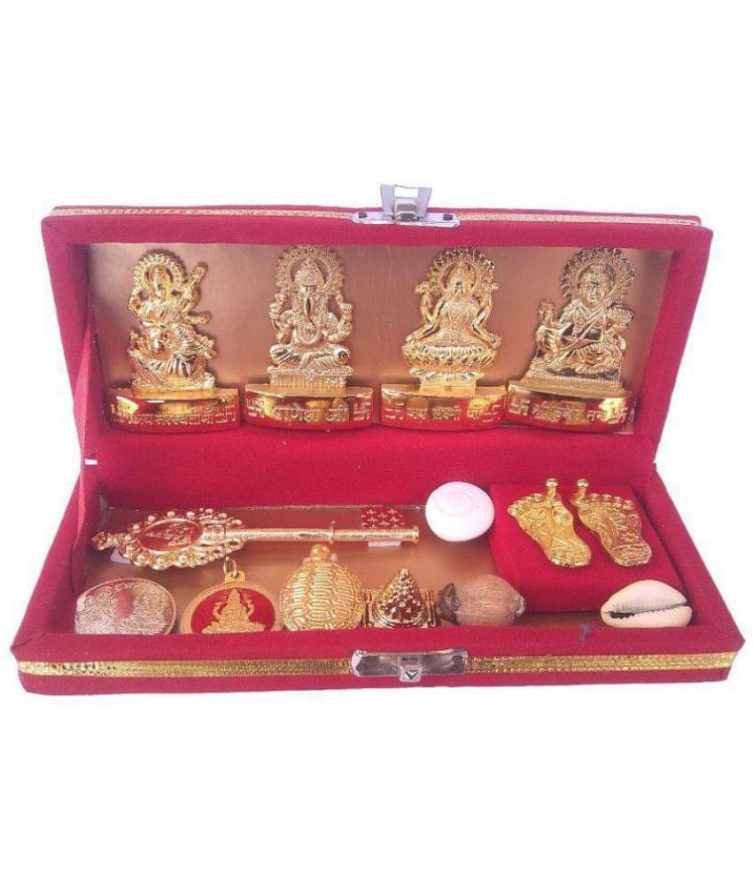     			nitin collection Laxmi Ganesh Brass Idol