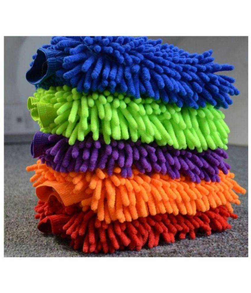     			Churo Duster Gloves Microfibre Microfiber Duster Set Of 5