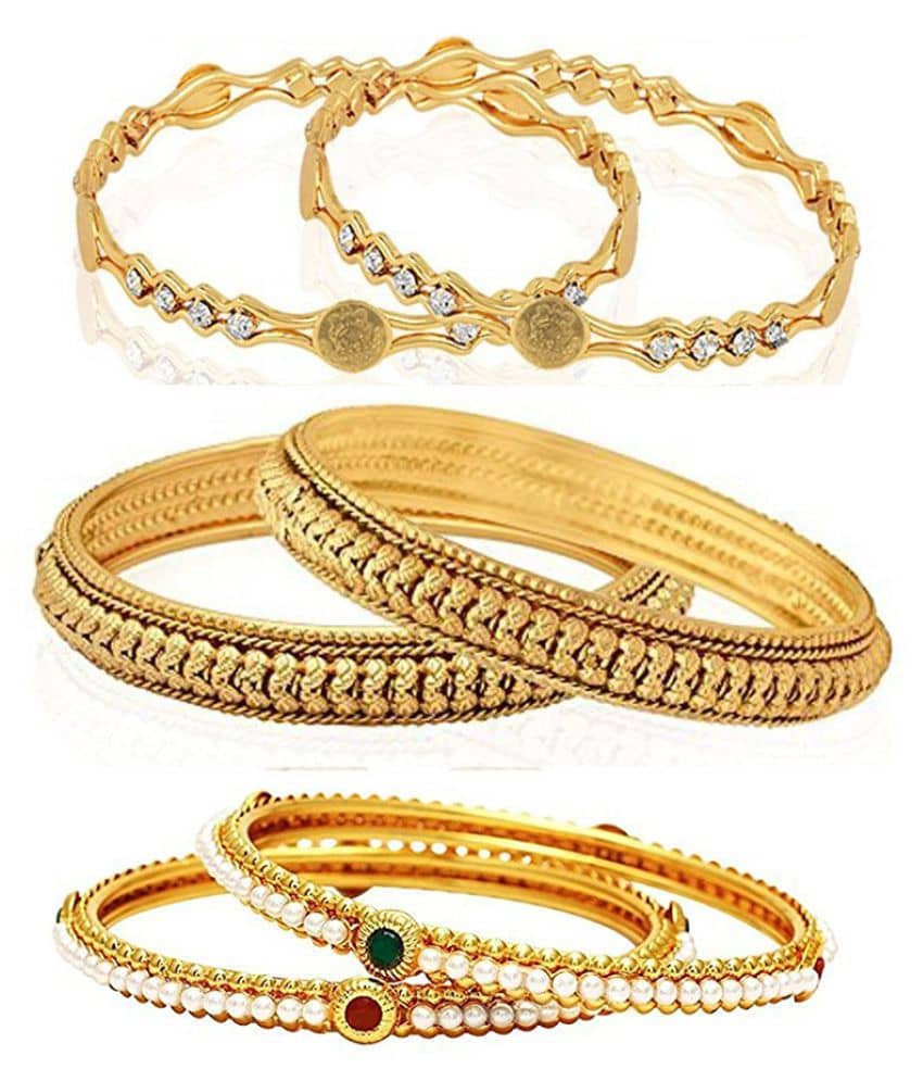 YouBella Fashion Jewellery Stylish Bangles Combo for Girls and Women - Bangles & Bracelets | Buy online on ZillyBuy