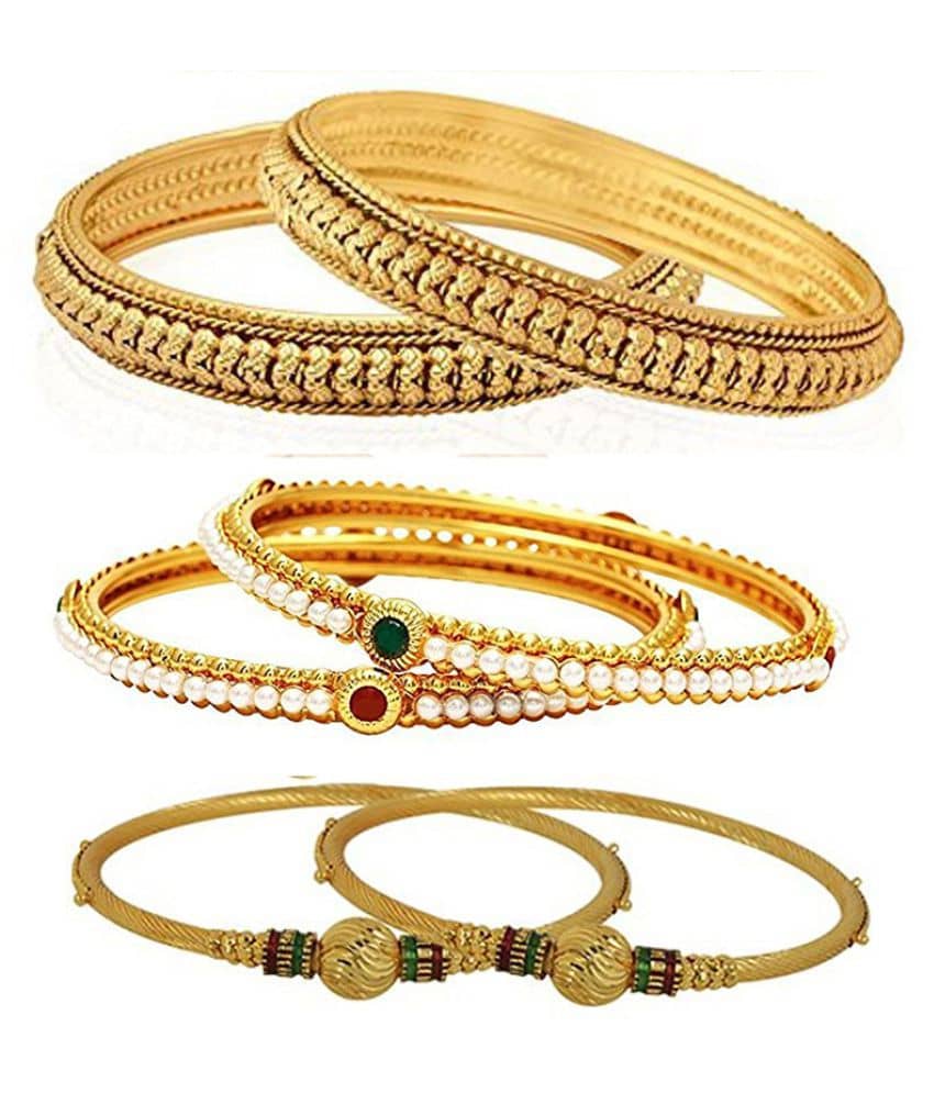 YouBella Fashion Jewellery Stylish Bangles Combo for Girls and Women - Bangles & Bracelets | Buy online on ZillyBuy