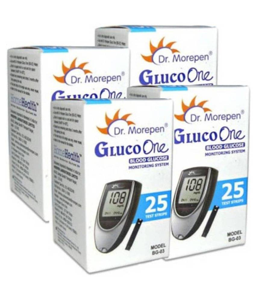 Dr. Morepen 100 Glucometer Strips Dr. Morepen 100 Glucometer Strips