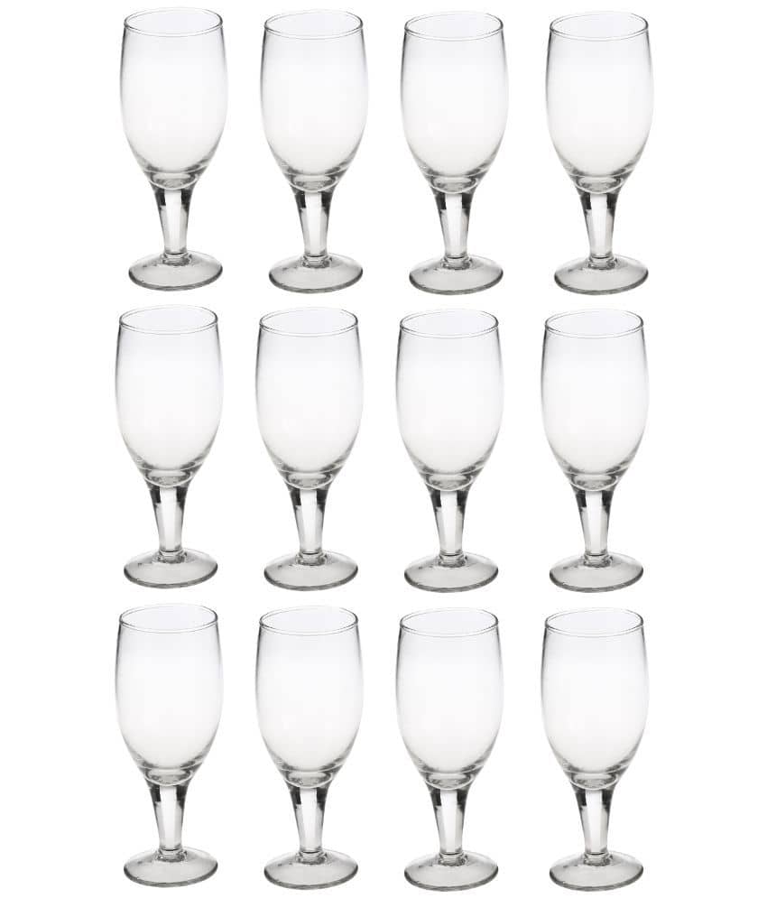 Somil Wine  Glasses Set,  180 ML - (Pack Of 12)