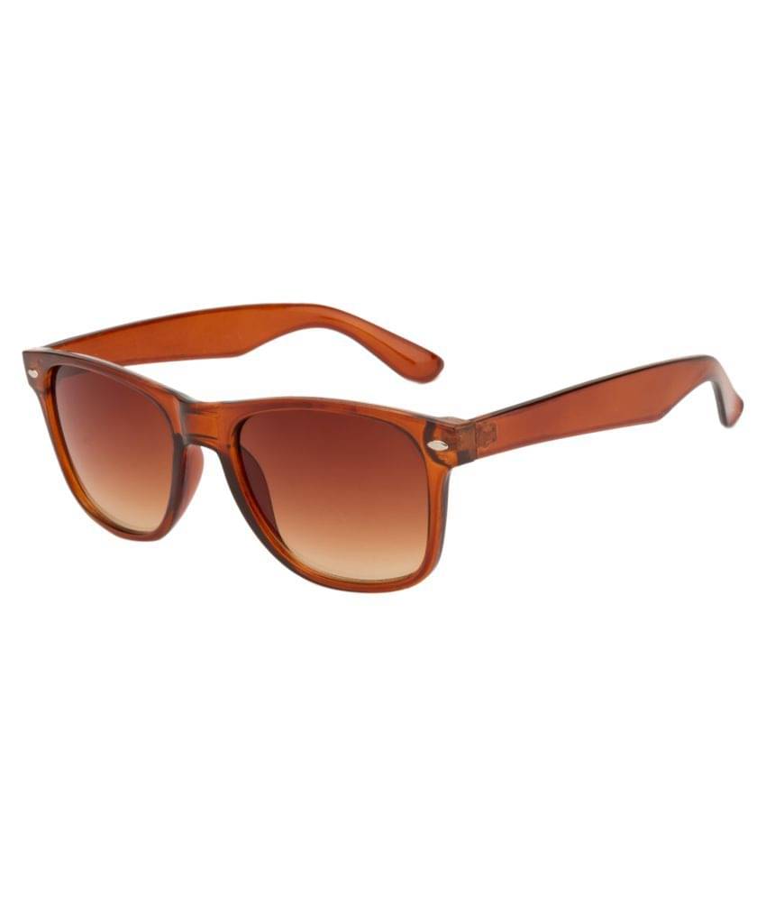     			Fair-X - Brown Square Sunglasses ( WFS-02A )