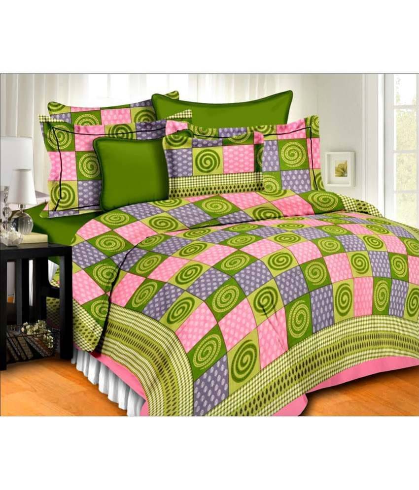 Uniqchoice Cotton King Bedsheet ( Multicolor ) Uniqchoice Cotton King Bedsheet ( Multicolor )