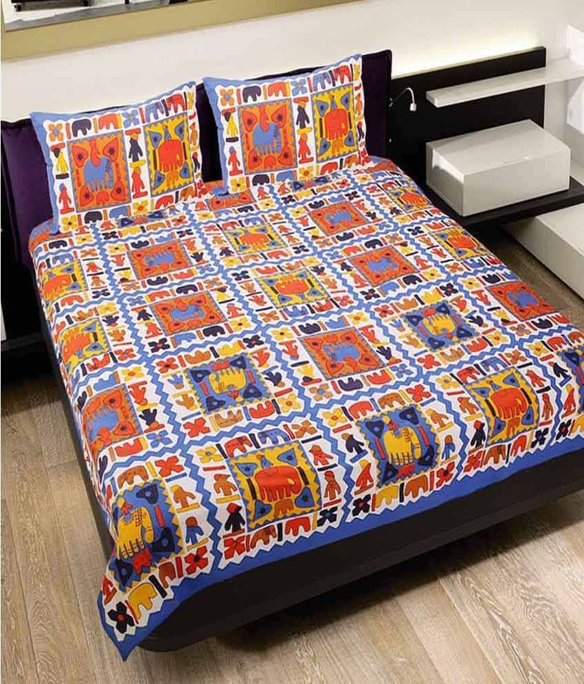 Uniqchoice Cotton King Bedsheet ( Multicolor ) Uniqchoice Cotton King Bedsheet ( Multicolor )
