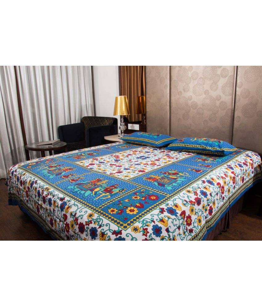 Uniqchoice Cotton King Bedsheet ( Multicolor ) Uniqchoice Cotton King Bedsheet ( Multicolor )