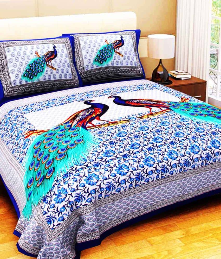 Bombay Spreads Cotton King Bedsheet ( Multi )