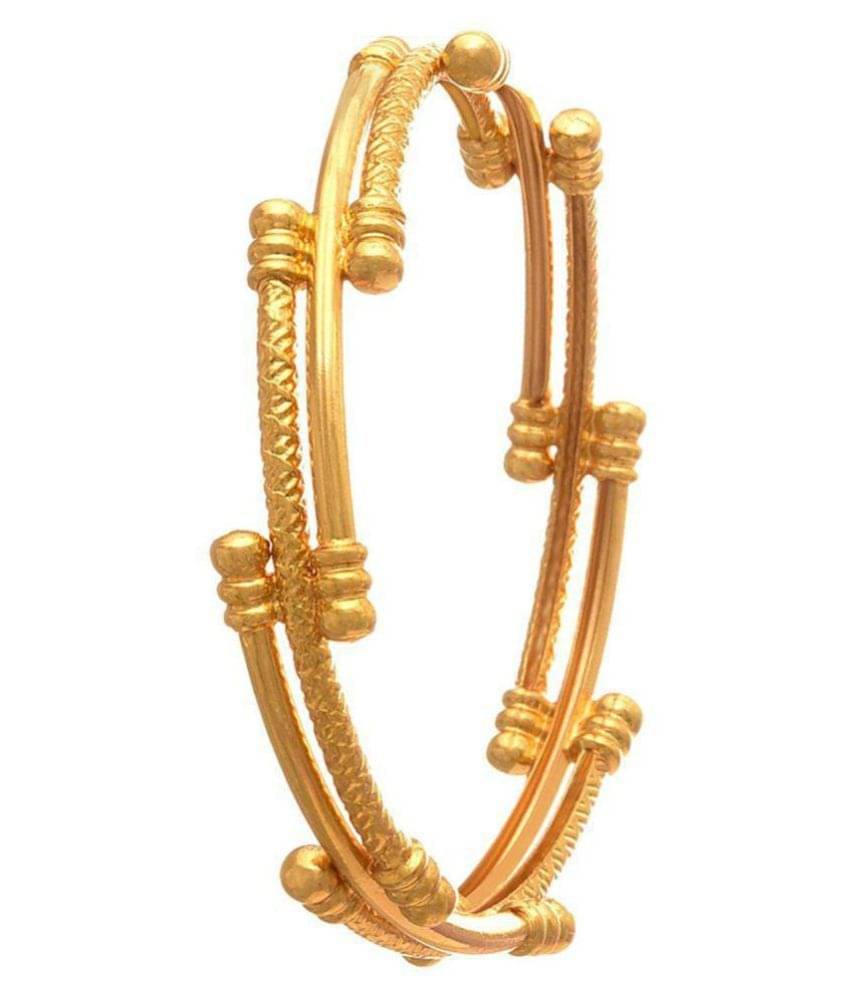 Zeneme Golden Alloy Bangle Zeneme Golden Alloy Bangle
