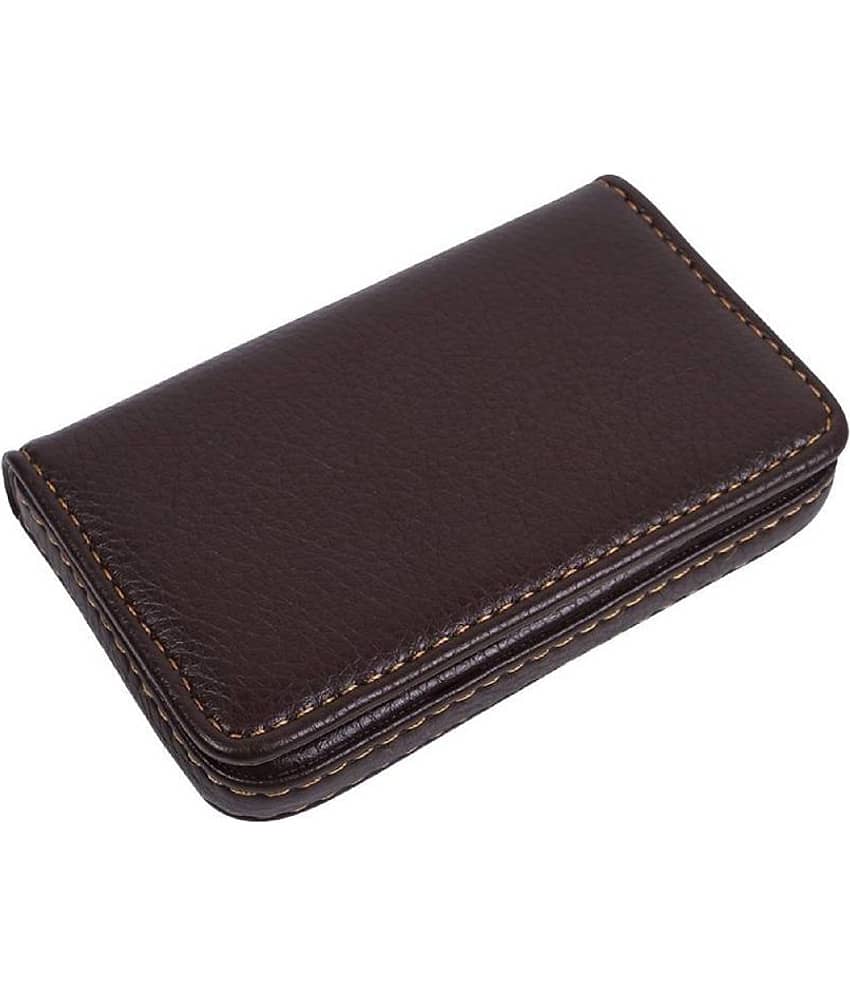 Everything Imported Bi-Fold Brown Card Holder - Handbags | Buy online on ZillyBuy