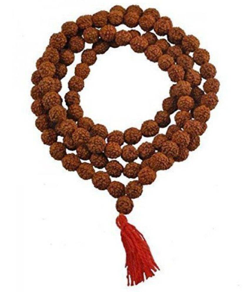 Onnet 100% Original Certified Rudraksha Mala in 5 Mukhi Rudraksha 7mm 108+1 Beads Onnet 100% Original Certified Rudraksha Mala in 5 Mukhi Rudraksha 7mm 108+1 Beads