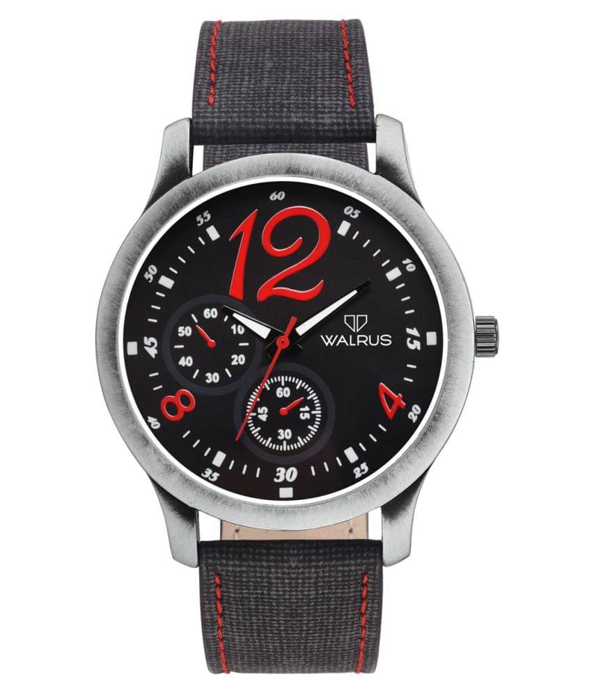     			Walrus Sandrew Black Color Analog Men Watch-WWM-SDW-023434R