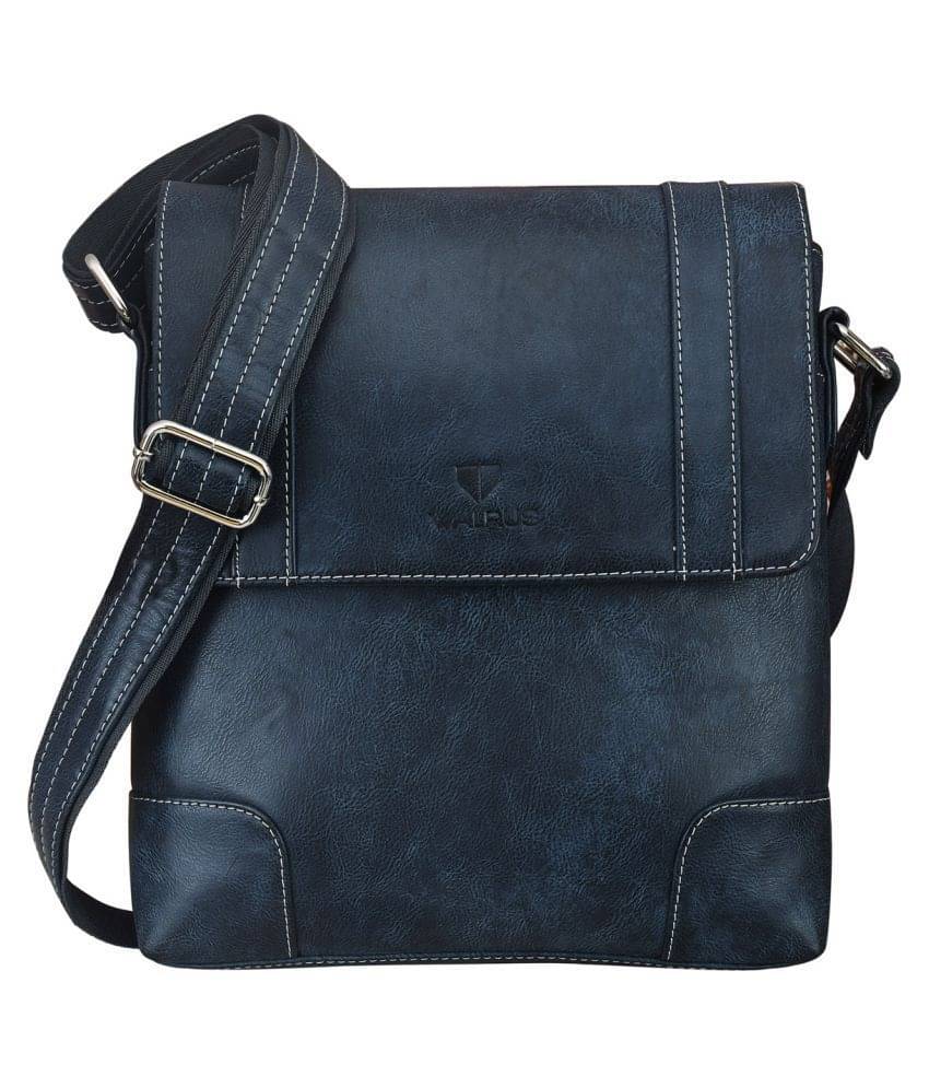     			Walrus WMB-ADW-030303 Blue Synthetic Casual Messenger Bag