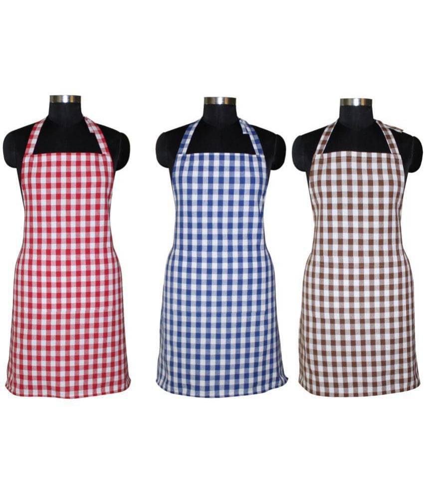     			Airwill - Multicolor Full Apron (Pack of 3)