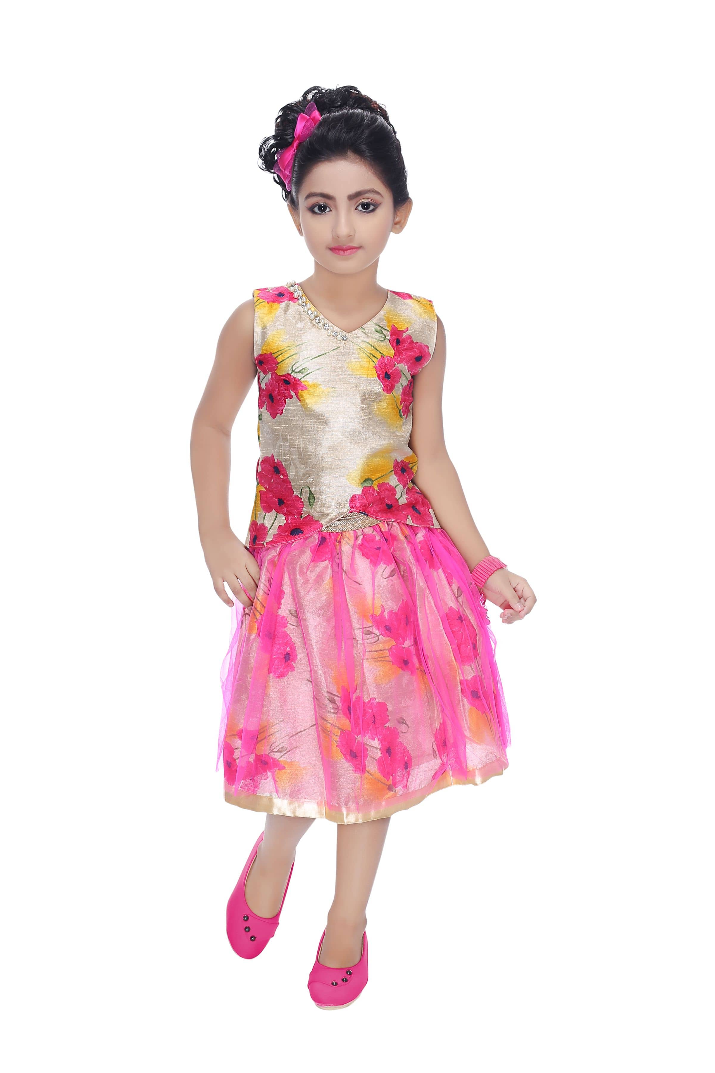 Zadmus Blended Tiered For Girls ( , Pink )