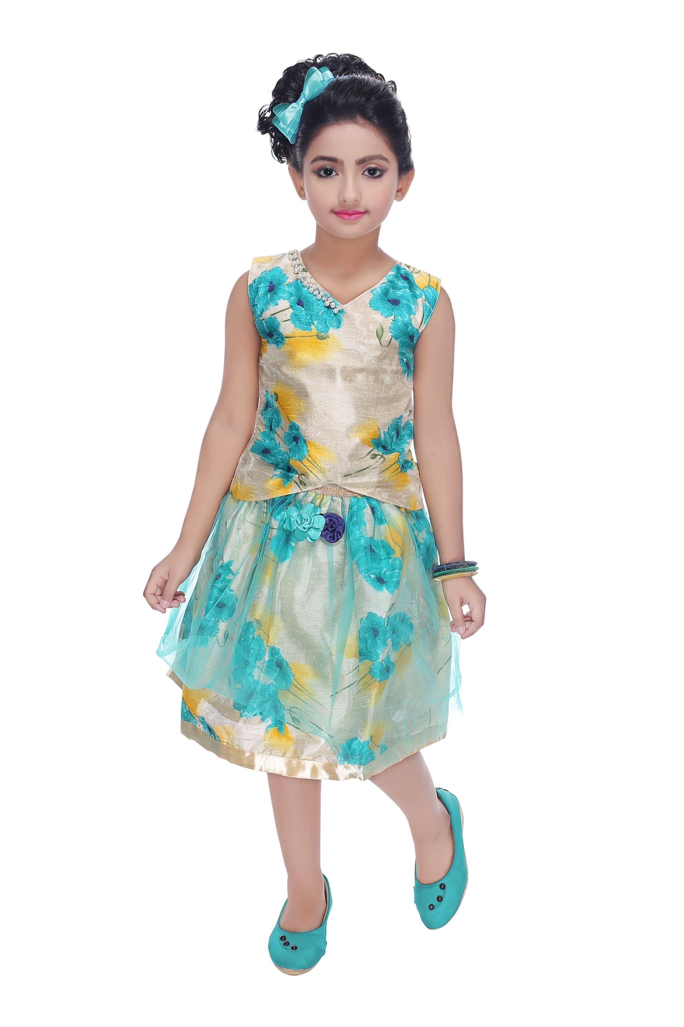 Zadmus Blended Tiered For Girls ( , Green )