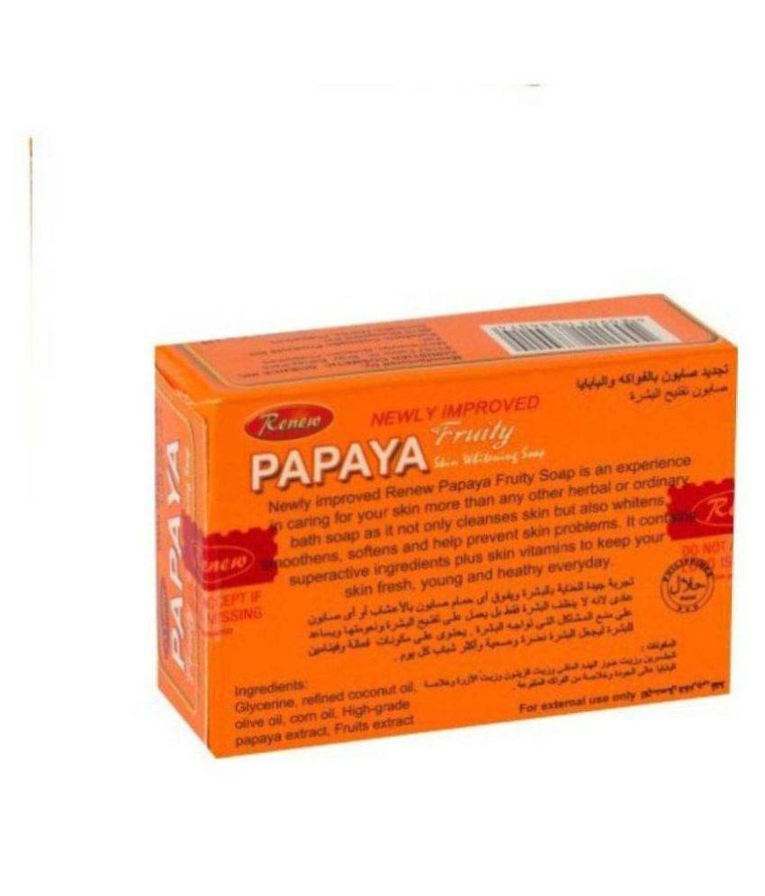     			RENEW Papaya Fruity Herbal Soap