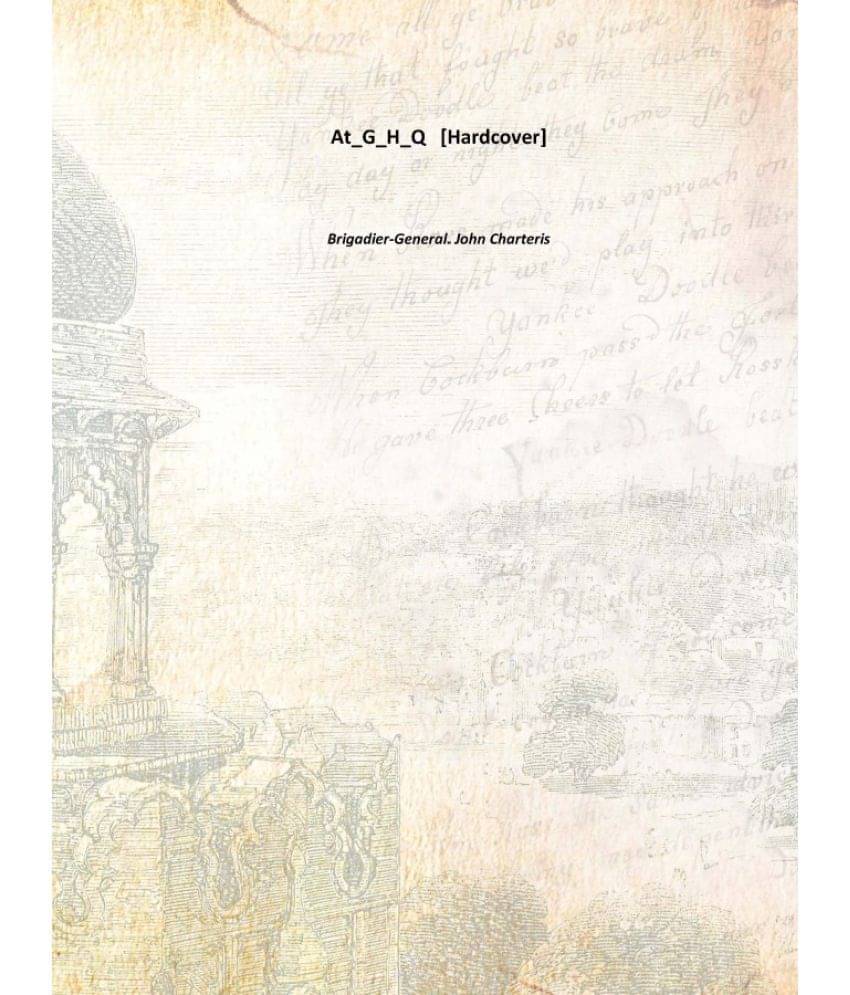     			At_G_H_Q 1931 [Hardcover]