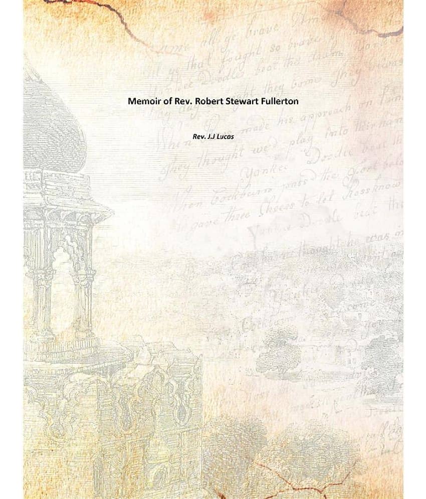 Memoir of Rev. Robert Stewart Fullerton - Stationery | Buy online on ZillyBuy