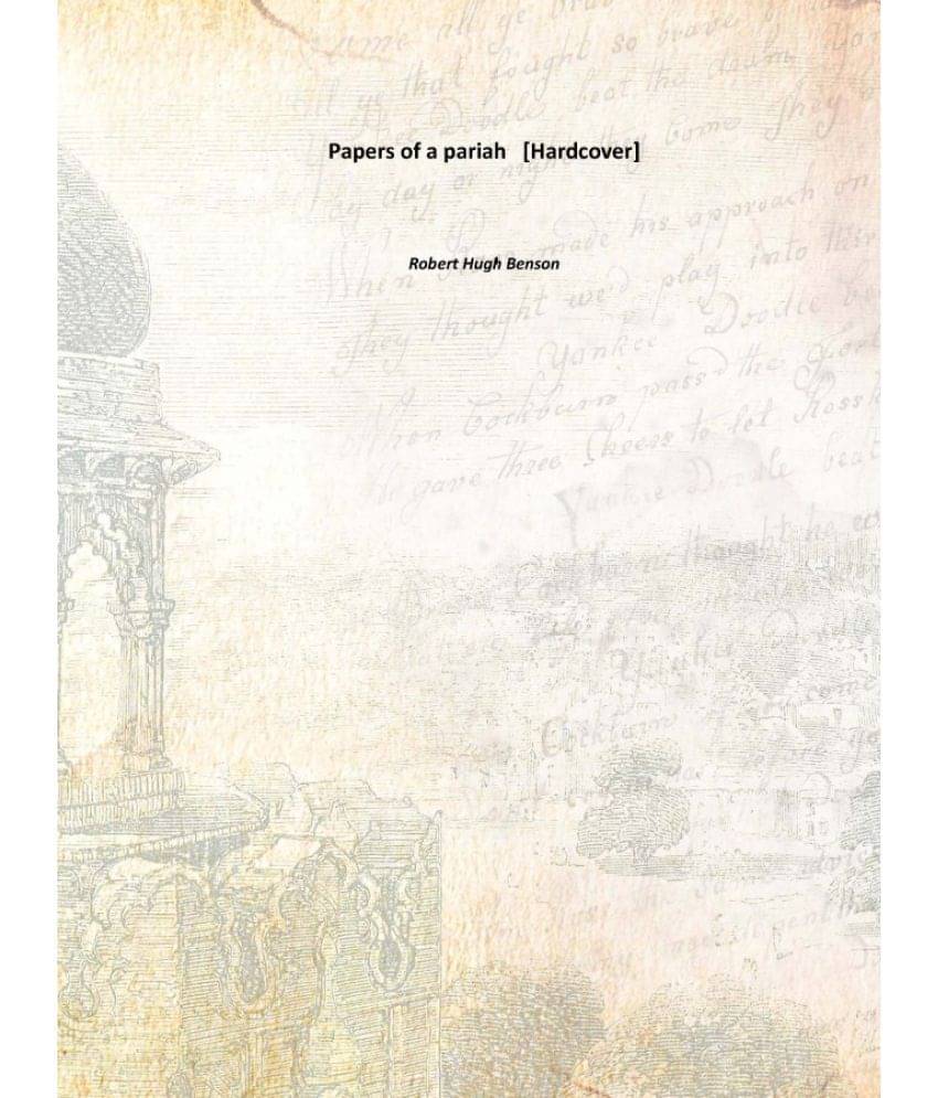     			Papers of a pariah [Hardcover]