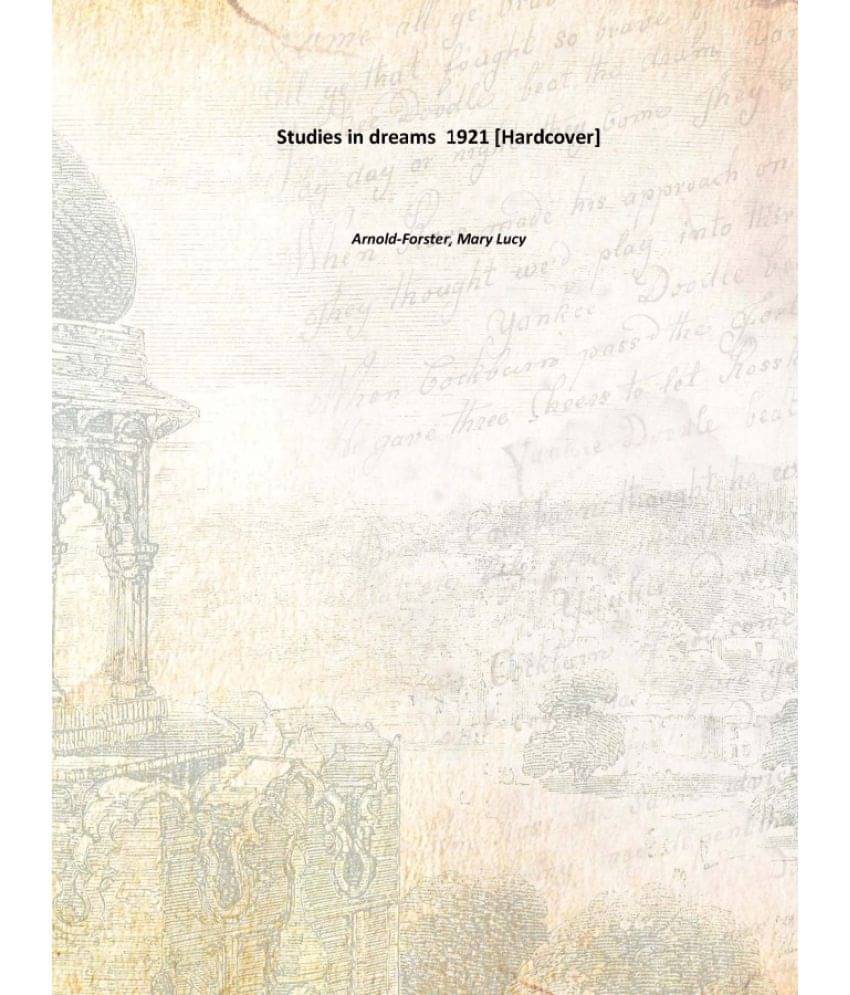     			Studies in dreams 1921 [Hardcover]