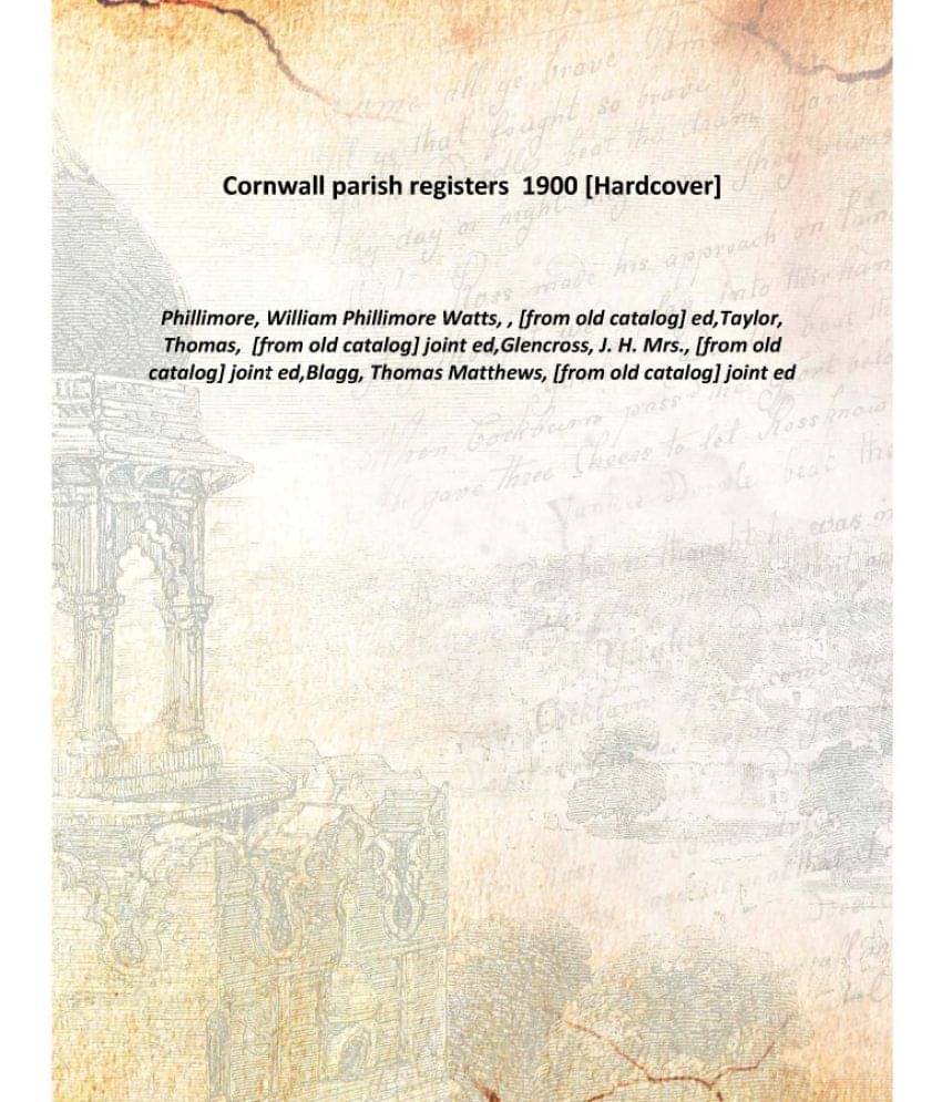     			Cornwall parish registers 1900 [Hardcover]