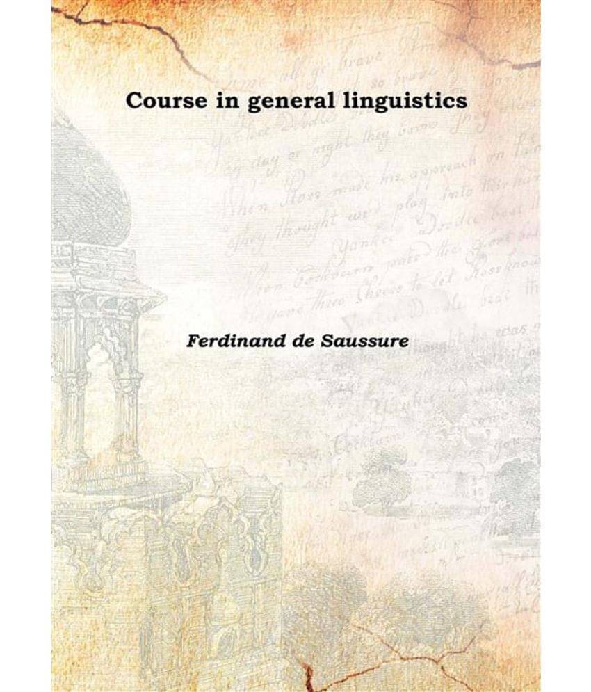     			Course in general linguistics 1959 [Hardcover]