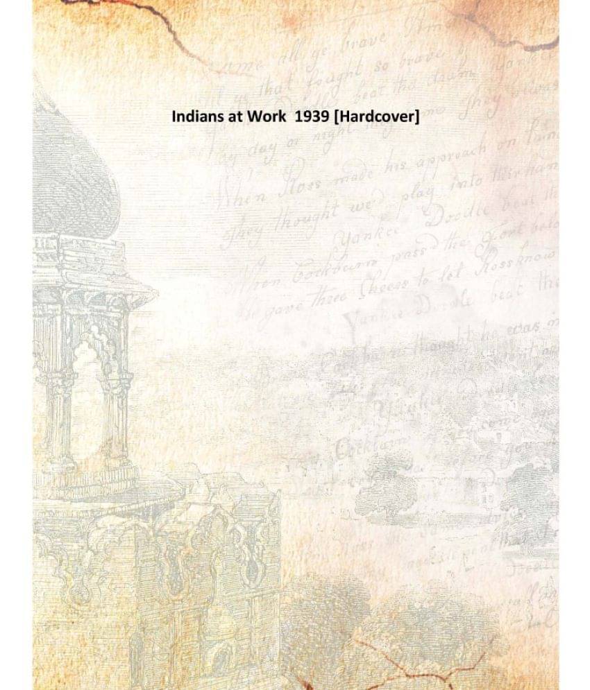     			Indians at Work 1939 [Hardcover]