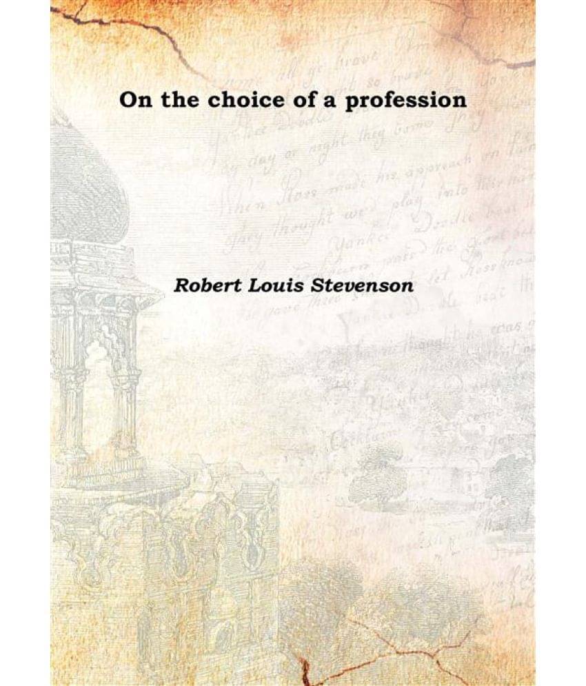     			On the choice of a profession 1916 [Hardcover]