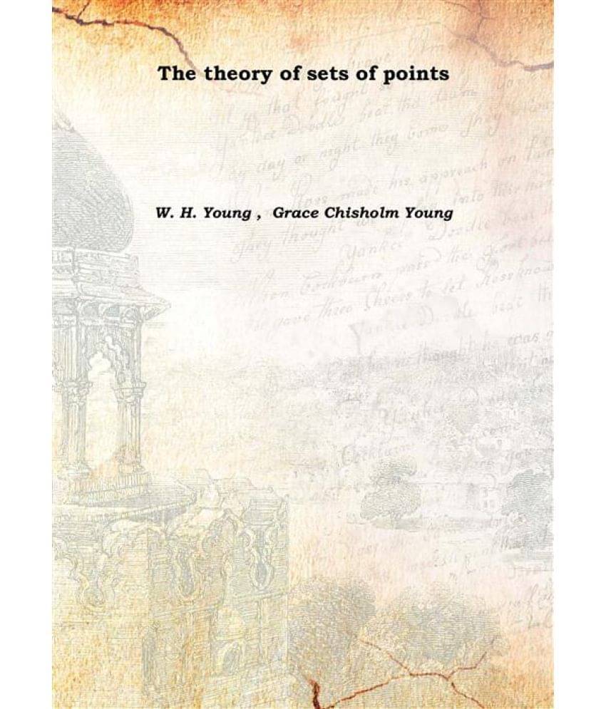     			The theory of sets of points [Hardcover]