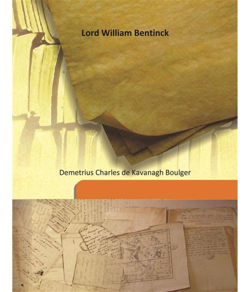     			Lord William Bentinck 1892 [Hardcover]