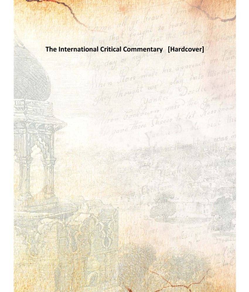     			The International Critical Commentary [Hardcover]