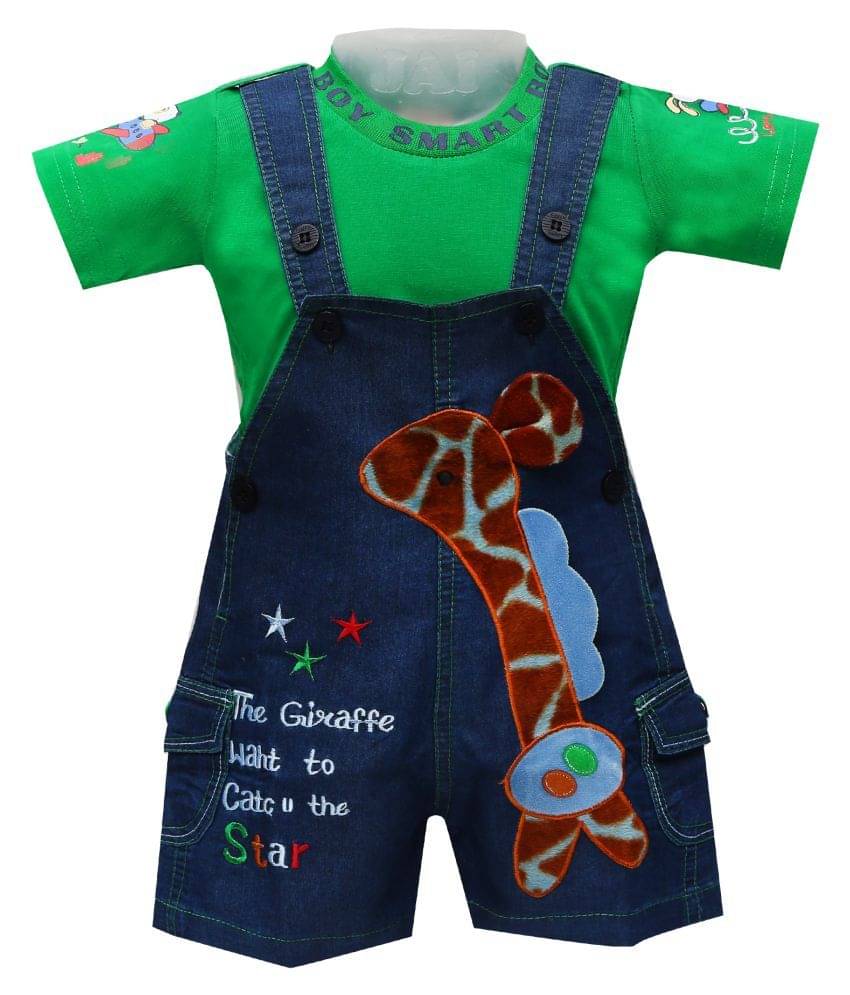     			Zadmus Unisex for Baby Cotton Blend Bodysuit ( Green )