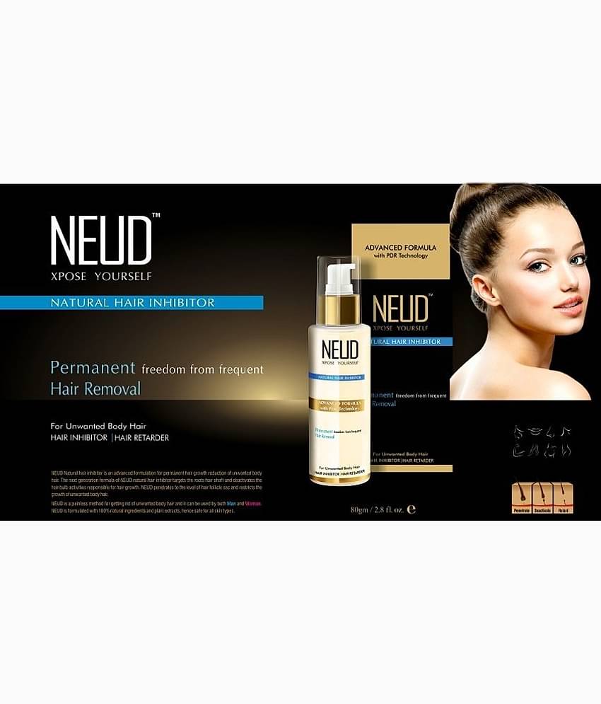NEUD Natural Hair Inhibitor for Men & Women â 1 Pack (80 gm)