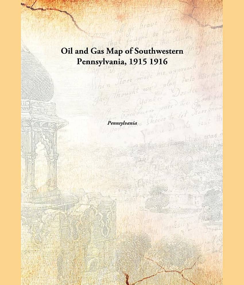 Oil and Gas Map of Southwestern Pennsylvania, 1915 1916 - Stationery | Buy online on ZillyBuy