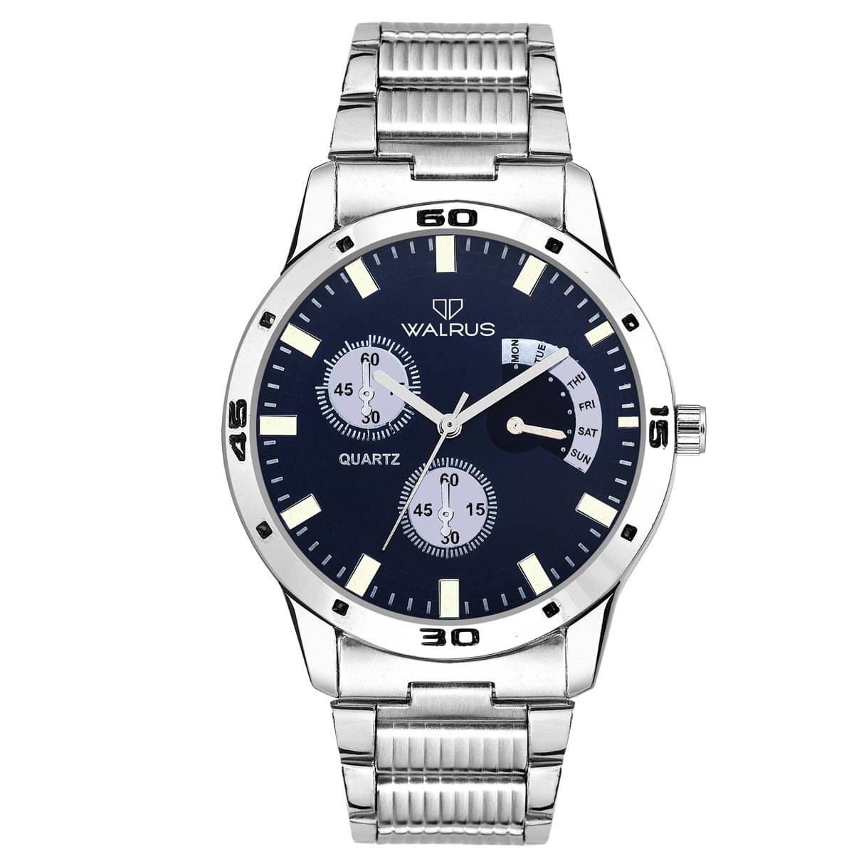     			Walrus Logan Blue Color Analog Men Watch -WWM-LGN-030707