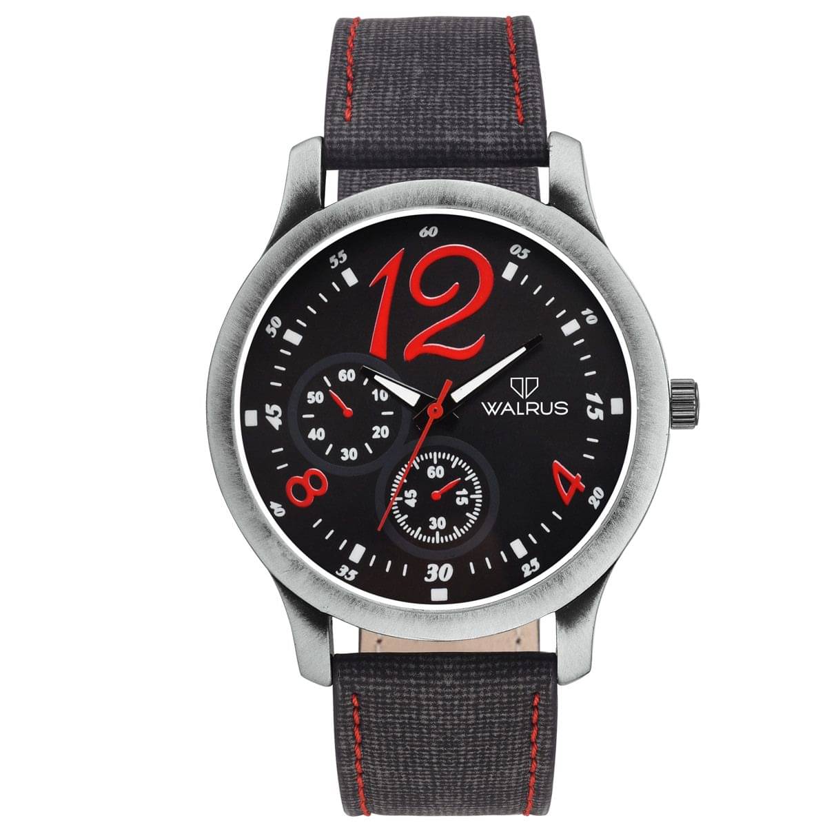 Walrus Sandrew Black Color Analog Men Watch-WWM-SDW-023434R Walrus Sandrew Black Color Analog Men Watch-WWM-SDW-023434R