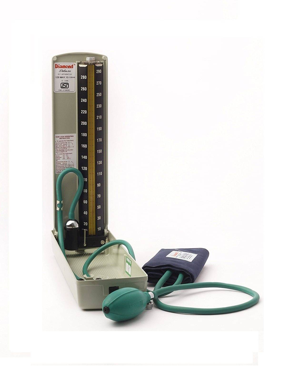 Diamond Mercurial Blood Pressure Apparatus- Deluxe Diamond Mercurial Blood Pressure Apparatus- Deluxe