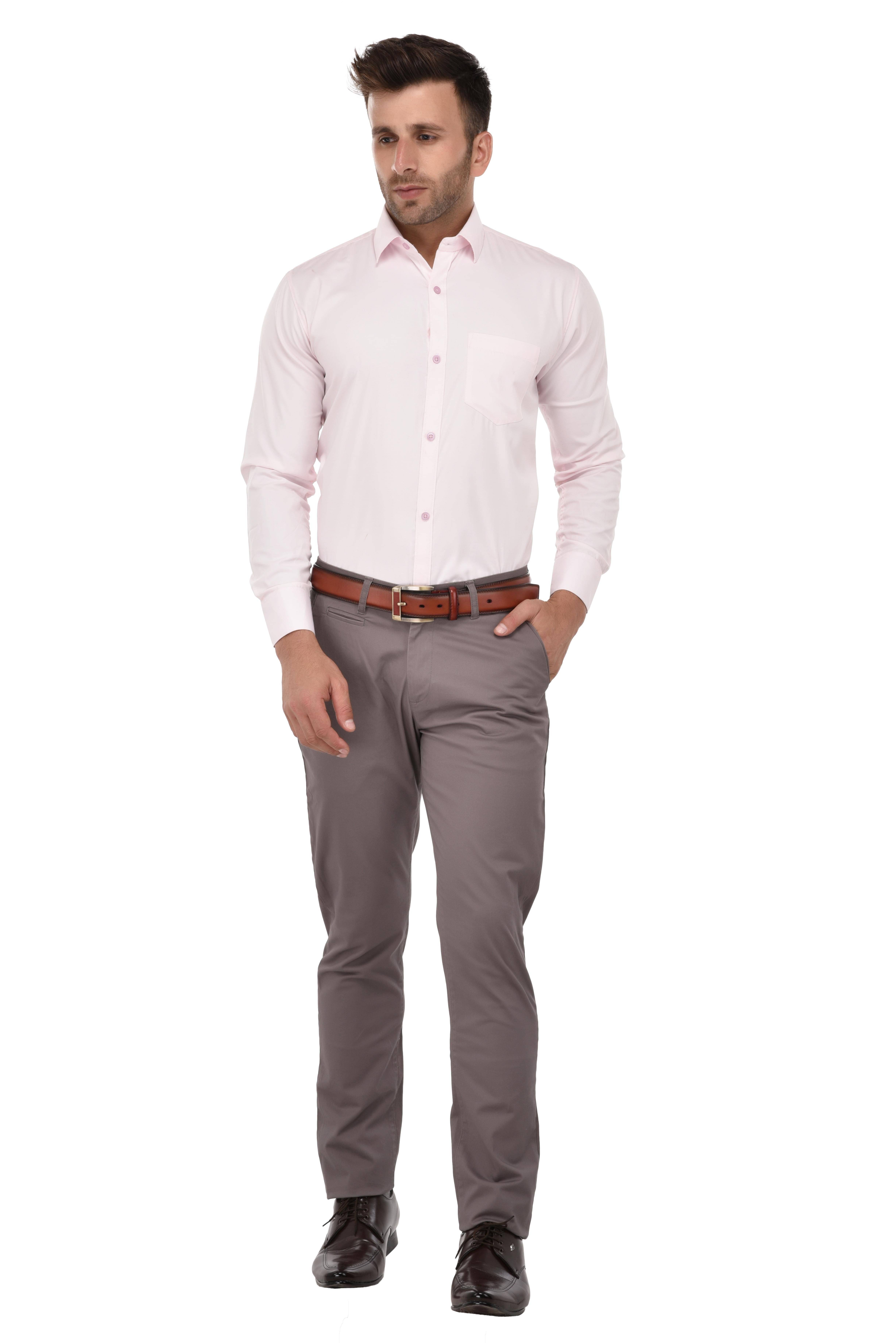     			KMB ROYAL Pink Regular Fit Shirt