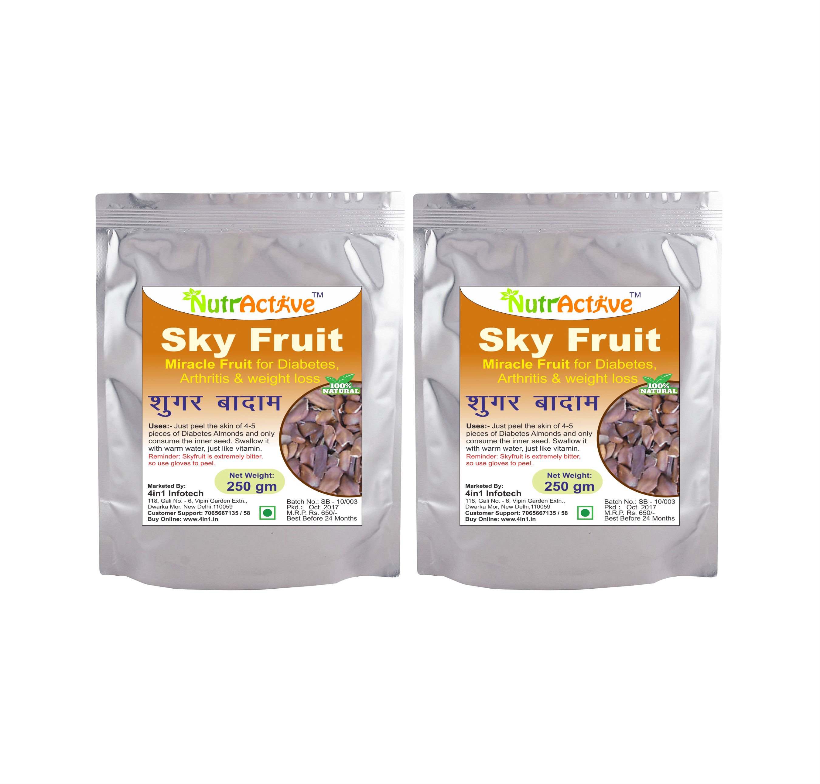 Nutractive Sky Fruit 500 Gm