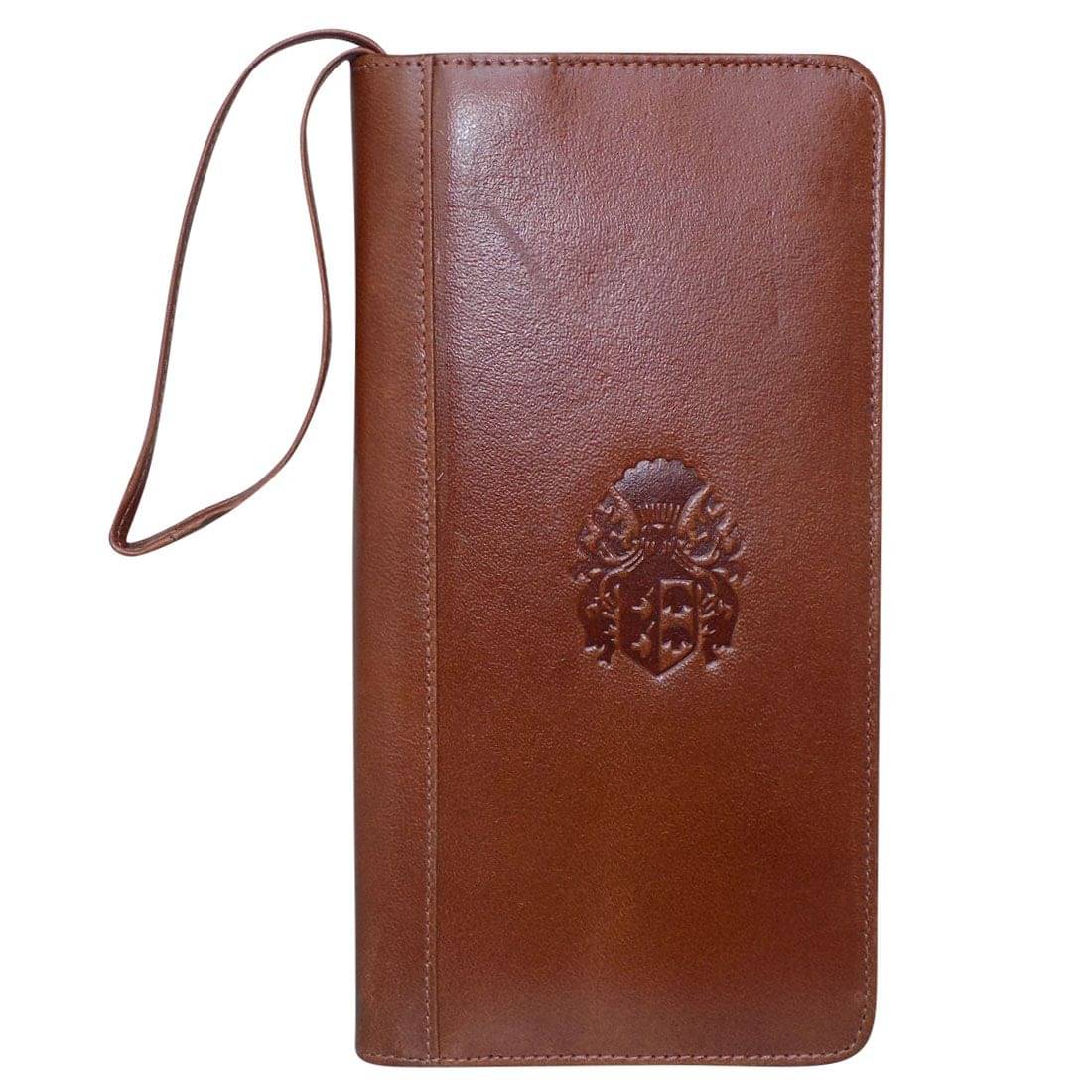     			Style 98 Zip Brown Long Card Holder